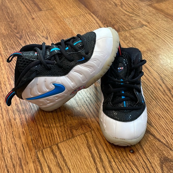 Nike Little Posite Pro TD 3D Safari Youth Size 7C Sneakers. Excellent Condition. - Picture 2 of 13